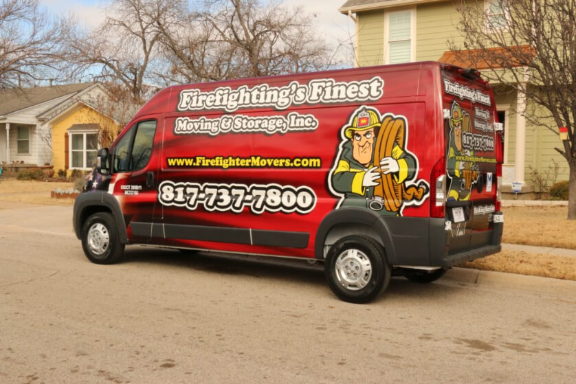 Moving truck for moving services in Conroe, Texas