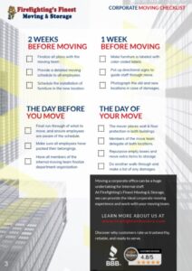 Corporate Moving Checklist